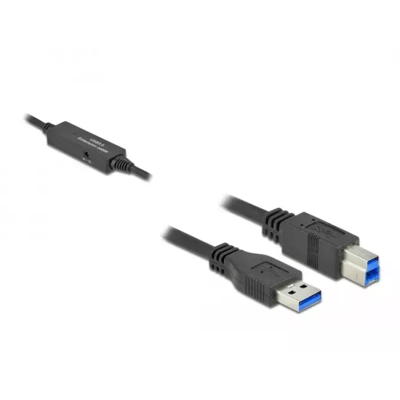USB-kaabel DeLOCK 85379 USB 3.2 Gen 1 5 m USB A USB B must
