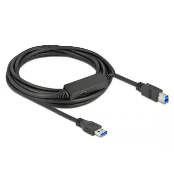 USB-kaabel DeLOCK 85379 USB 3.2 Gen 1 5 m USB A USB B must