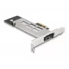 DeLOCK mobiilne salv PCI Express kaart ühele M.2 NVMe SSD-le, madalprofiil