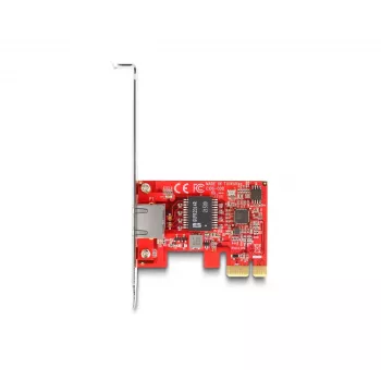 DeLOCK PCI Express x1 kaart 1 x RJ45 2.5 Gigabit LAN i225 NBASE-T madalprofiiliga