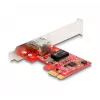 DeLOCK PCI Express x1 kaart 1 x RJ45 2.5 Gigabit LAN i225 NBASE-T madalprofiiliga