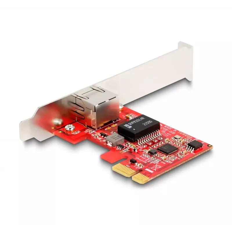 DeLOCK PCI Express x1 kaart 1 x RJ45 2.5 Gigabit LAN i225 NBASE-T madalprofiiliga