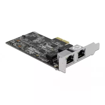 DeLOCK PCI Express x2 kaart kahe RJ45 2,5 Gigabit LAN-pordiga RTL8125
