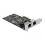 DeLOCK PCI Express x2 kaart kahe RJ45 2,5 Gigabit LAN-pordiga RTL8125