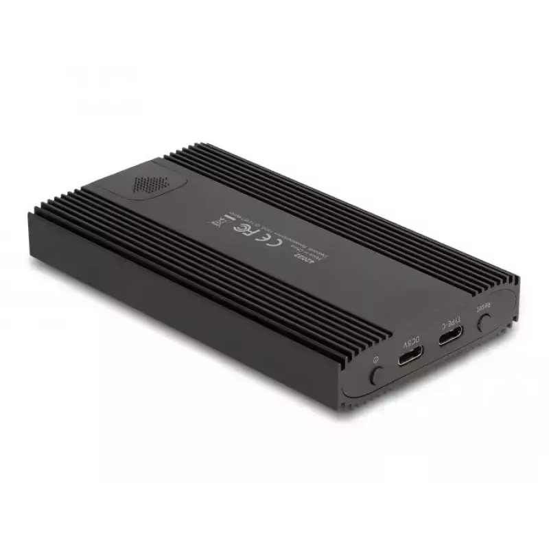 SSD-korpus DeLOCK 42022 - väline korpus USB 20 Gbps kahele M.2 NVMe PCIe SSD-le