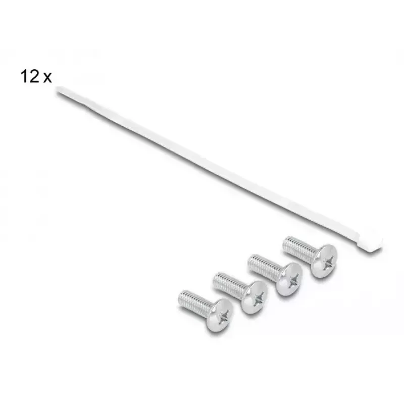 DeLOCK 10-tolline Keystone patch-paneel 12 pordiga tõmbekaitsega 1U hall