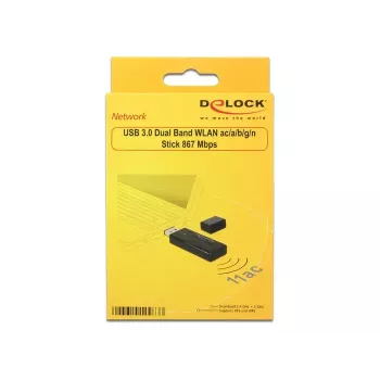 Võrgukaart DeLOCK 12463 WLAN 867 Mbit/s