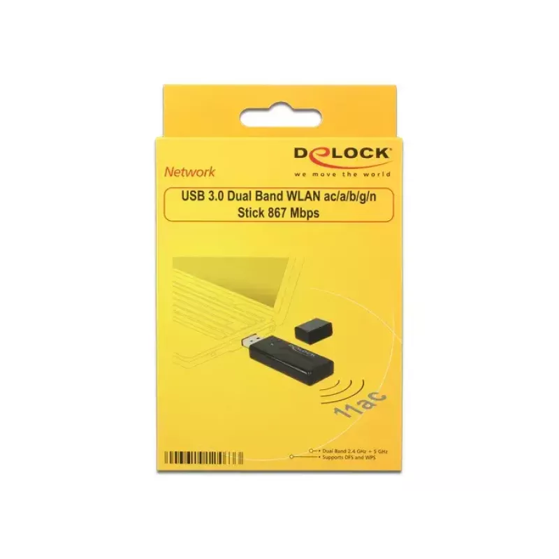 Võrgukaart DeLOCK 12463 WLAN 867 Mbit/s
