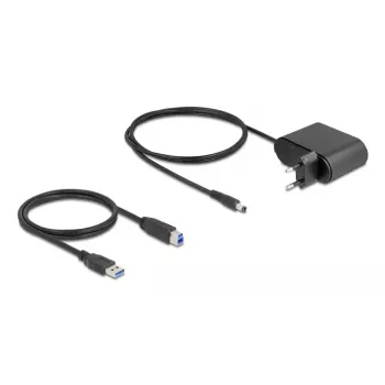 DeLOCK 64332 dokkimisjaam USB 3.2 Gen 1 HDD SSD 2.5 3.5 Must