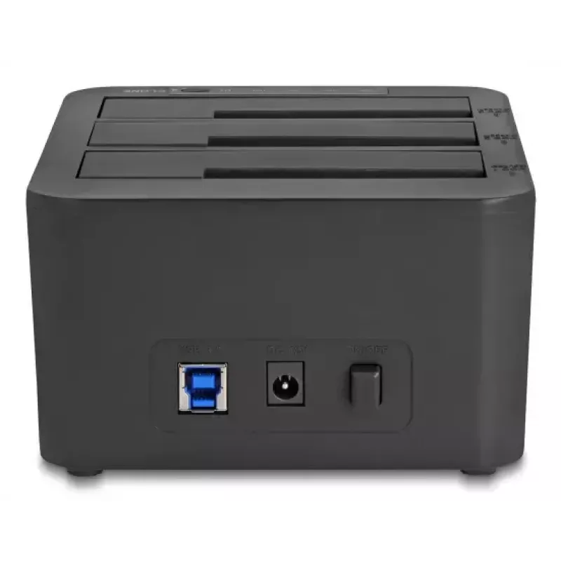 DeLOCK 64332 dokkimisjaam USB 3.2 Gen 1 HDD SSD 2.5 3.5 Must