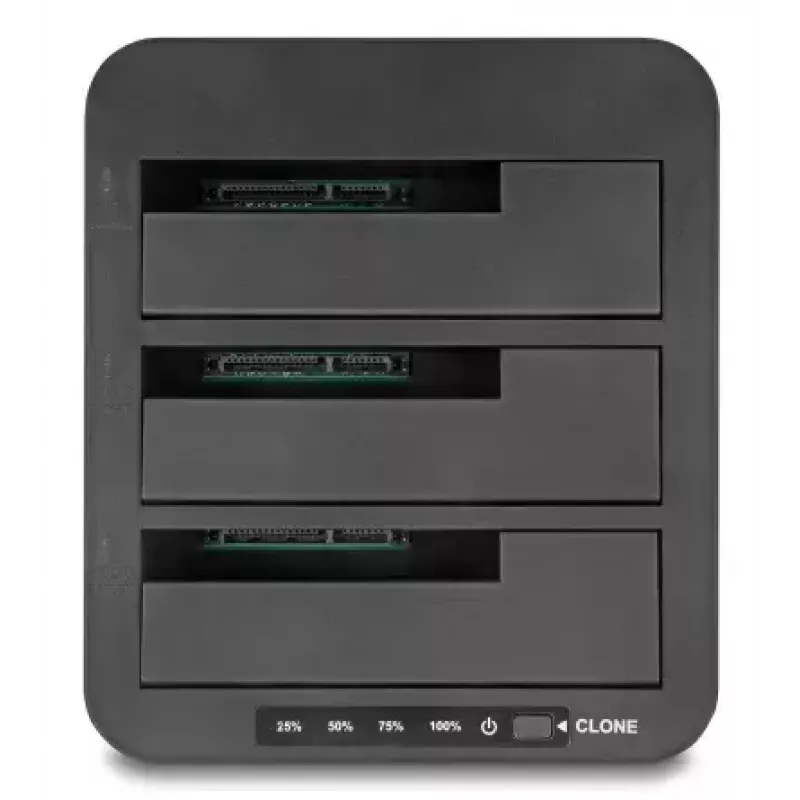 DeLOCK 64332 dokkimisjaam USB 3.2 Gen 1 HDD SSD 2.5 3.5 Must