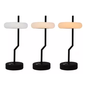 Techly I-LAMP-TABLE2 laualamp Mittevahetatav(ad) pirn(id) 2 W LED Must, Valge