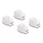 DeLOCK keystone-moodul 86051 Lame RJ-45 Valge 4 tk