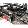 Jahutusradiaator DeLOCK jahutusradiaator ventilaatoriga M.2 SSD 2280 must alumiinium