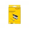 Jahutusradiaator DeLOCK jahutusradiaator ventilaatoriga M.2 SSD 2280 must alumiinium