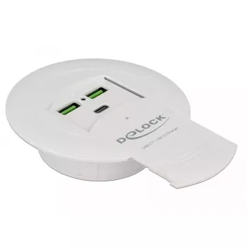 Laadija DeLOCK 64065 mobiilseadme laadija Nutitelefon Valge