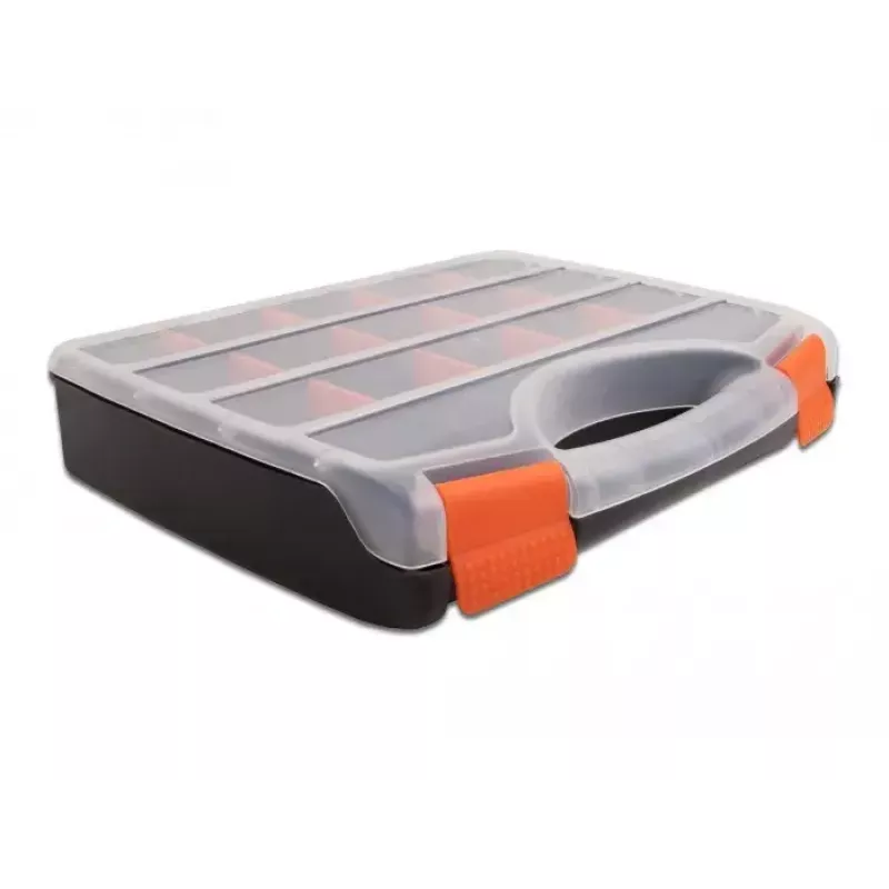 Hoiukarp DeLOCK 18418 17 kambriga 320x255x60mm oranž must