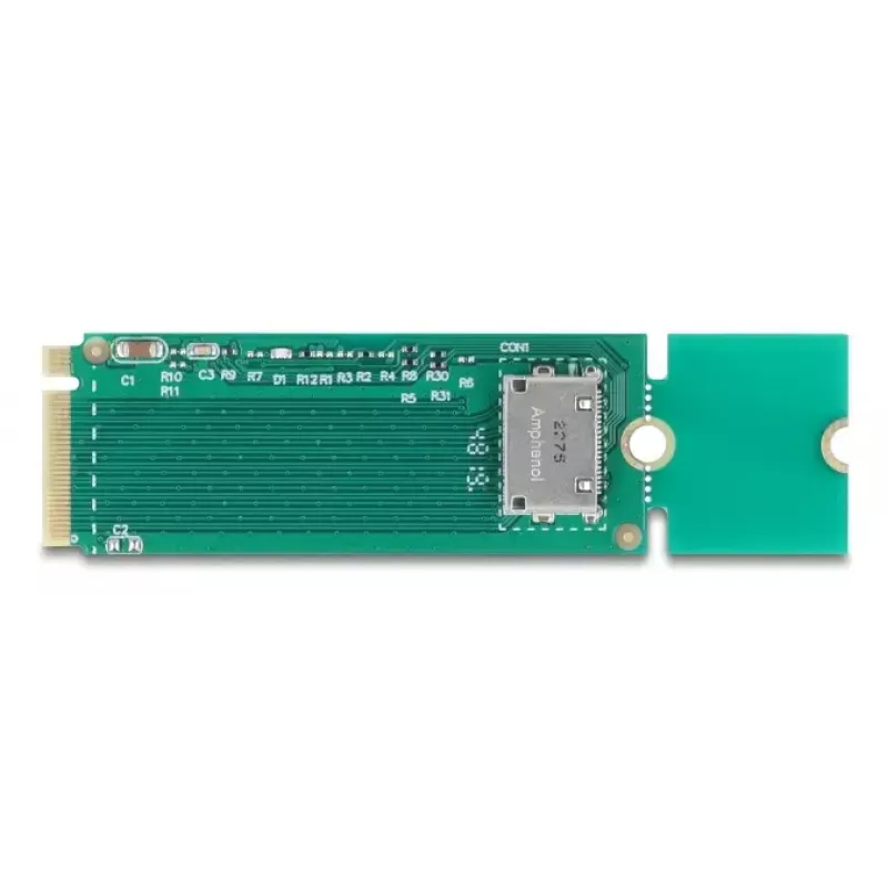 DeLOCK liideskaardid/adapterid Sisemine SFF-8612 DeLOCK 64348 M.2 SFF-8612 isane roheline