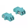 Fiiberoptiline adapter DELOCK LC emane-emane OM3 dupleks (2 tk pakendis)