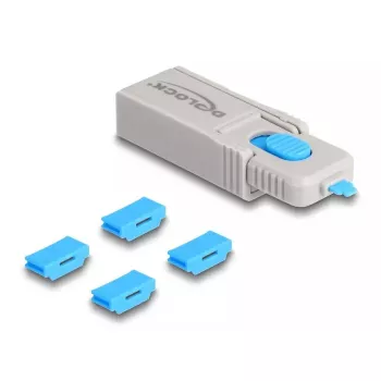 DeLOCK HDMI-pordiblokeerijate komplekt 4 tk + lukustustööriist HDMI-emaspordid