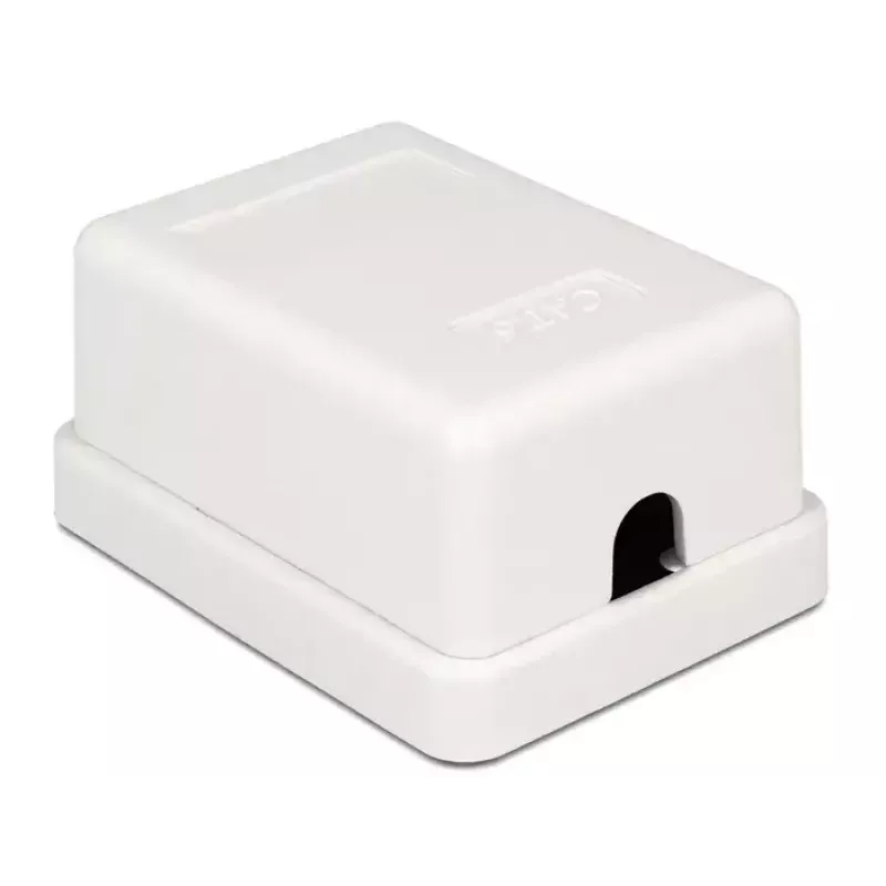 Pistikupesakarp DeLOCK 86248 Valge 52mm x 25.5mm x 39mm