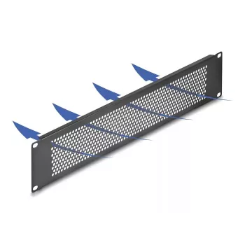 Pimepaneel DeLOCK 67036 Must Metall Laius 88 mm Kõrgus 11 mm