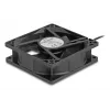 DELOCK arvutikorpuse ventilaator 8 cm (80 x 80 x 25 mm), kuullaager, 5 V DC, must