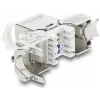 DELOCK keystone-moodul RJ45 pistikupesa LSA-le Cat.8.1 varjestatud lukustusklambri ja tolmukattega