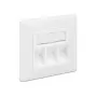 Pistikupesa RJ-45 DeLOCK 86194 hõbevalge