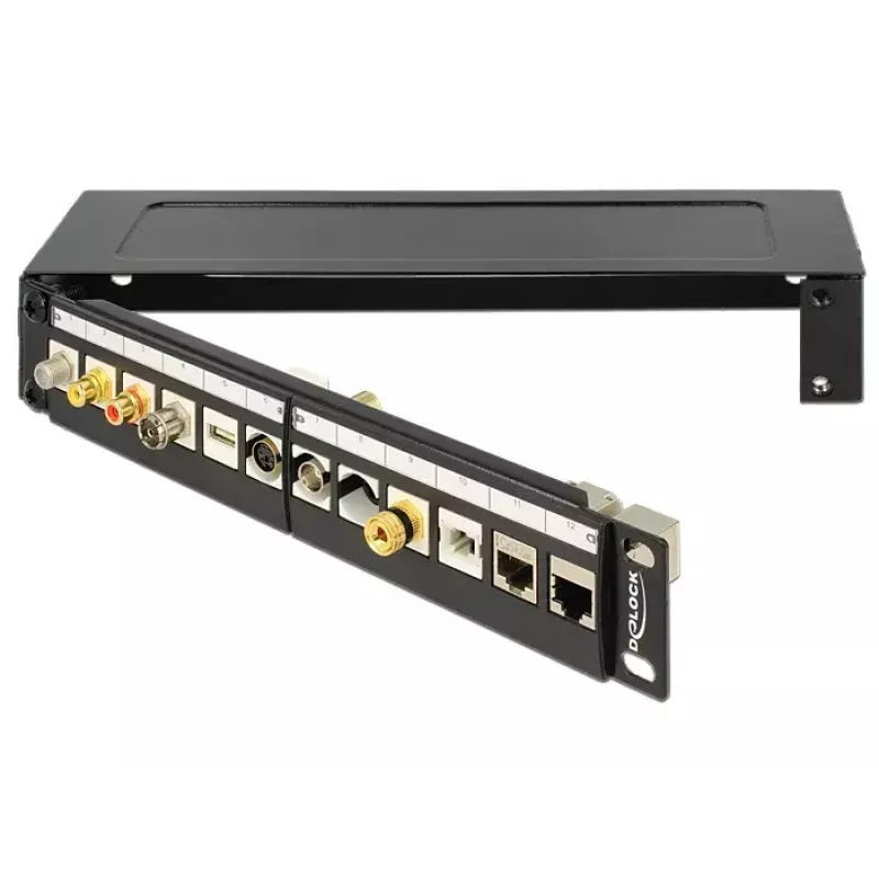 Seinale paigaldatav rack DeLOCK 43303 1U must