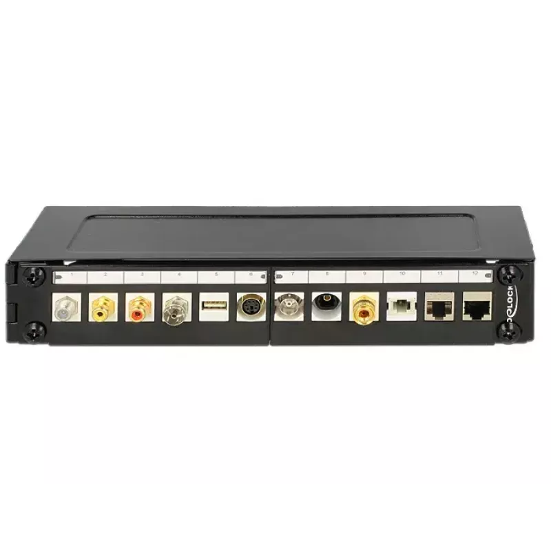 Seinale paigaldatav rack DeLOCK 43303 1U must