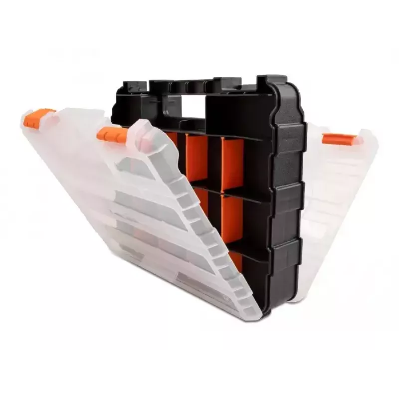 Hoidekast DeLOCK 18417 ristkülikukujuline plastik must oranž 270x320x80 mm