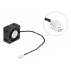 DELOCK 67287 teljeventilaator 4 cm, 5 V DC, kuullaager, 0,19 m³/h, must