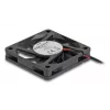 Arvutikorpuse ventilaator DELOCK 67288 — 60 mm, kuullaager, 5 V, õhuvool 0,38 m³/h, must, 1 tk