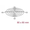 Ventilaatorivõre DELOCK 67306 — metallist 75,5 × 75,5 mm arvuti jahutusventilaatoritele