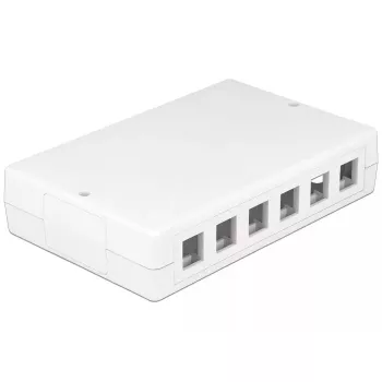 Elektriühenduskarp DeLOCK 86172 roostevaba teras valge 111,6x171x38 mm