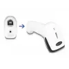 Pihukäeshoitav vöötkoodiskanner DeLOCK 90587 1D 2D juhtmevaba Bluetooth USB valge