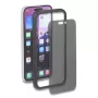 Privaatsusklaasist ekraani/tagapinna kaitsekile Apple iPhone 16 jaoks — DELOCK 81281, löögi- ja kriimustuskindel, must/läbipaistev, 1 tk