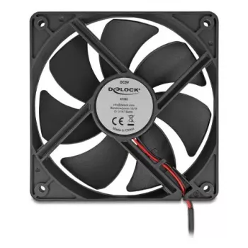 DELOCK 67292 arvutikorpuse ventilaator 120 mm must, kuullaager, 5 V alalisvool, õhuvool 1,73 m³/h