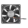 Arvutikorpuse ventilaator DELOCK 67296 — 80 mm, kuullaager, 0,97 m³/h, must
