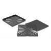 Ventilaatorivõre DELOCK 67313, ABS must, 125×125 mm, kinnitusava mustriga 105×105 mm