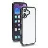 DELOCK kaitsev ümbris iPhone 17-le, läbipaistev must, sobib 16 cm (6,3-tollise) ekraaniga