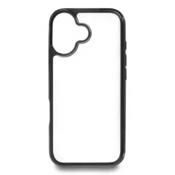 DELOCK kaitsev ümbris iPhone 17-le, läbipaistev must, sobib 16 cm (6,3-tollise) ekraaniga