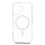 DELOCKi kaitseümbris iPhone 17-le — kate, MagSafe-ühilduv, läbipaistev valge, sobib kuni 16 cm (6,3 tolli) ekraanile
