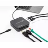 DeLOCK Thunderbolt 3 Mini dokkimisjaam 8K DisplayPort HDMI USB LAN Audio PD 3.0