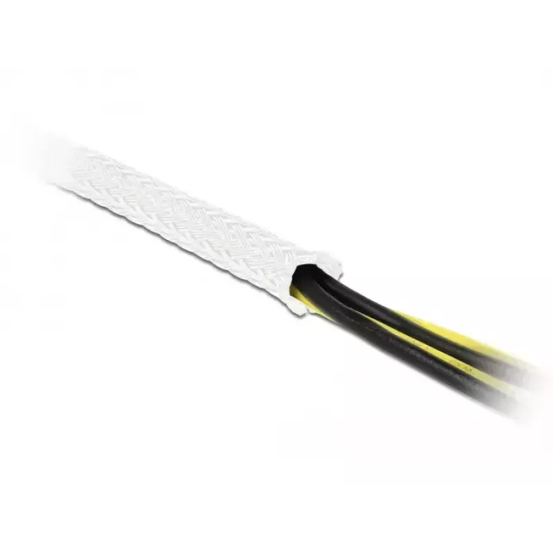 Põimitud kaitsesukk DeLOCK 20692 10 m x 3 mm valge