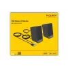 Stereokõlarid DELOCK 27001, 2.0, USB-toitega
