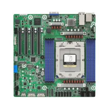 Emaplaat ASROCK TURIND8UD-2T/X550 - AMD SoC, pesa SP5, 8x DIMM, kuni 256 GB, 10GbE Intel X550-AT2