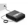 Toitekaabel EQUIP 112111 — CEE7/7 ja IEC C13, H05VV-F3G, 3 m, 10 A, 250 V, must