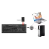 CONCEPTRONIC USB-klaviatuur nutika ID-kaardilugejaga KAYNE01IT — täissuuruses 105 klahvi, itaalia paigutus, juhtmega, 1,5 m kaabel, must
